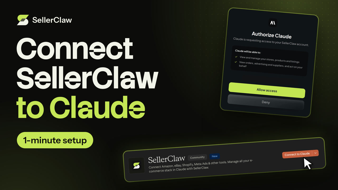Connect SellerClaw to Claude: step-by-step setup