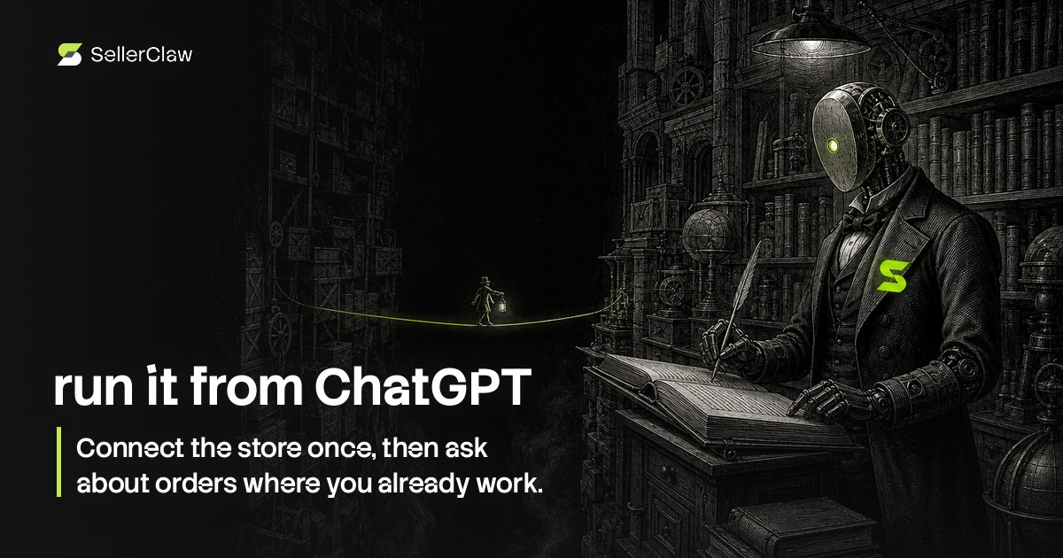 Cover: one address, and ChatGPT answers from your store