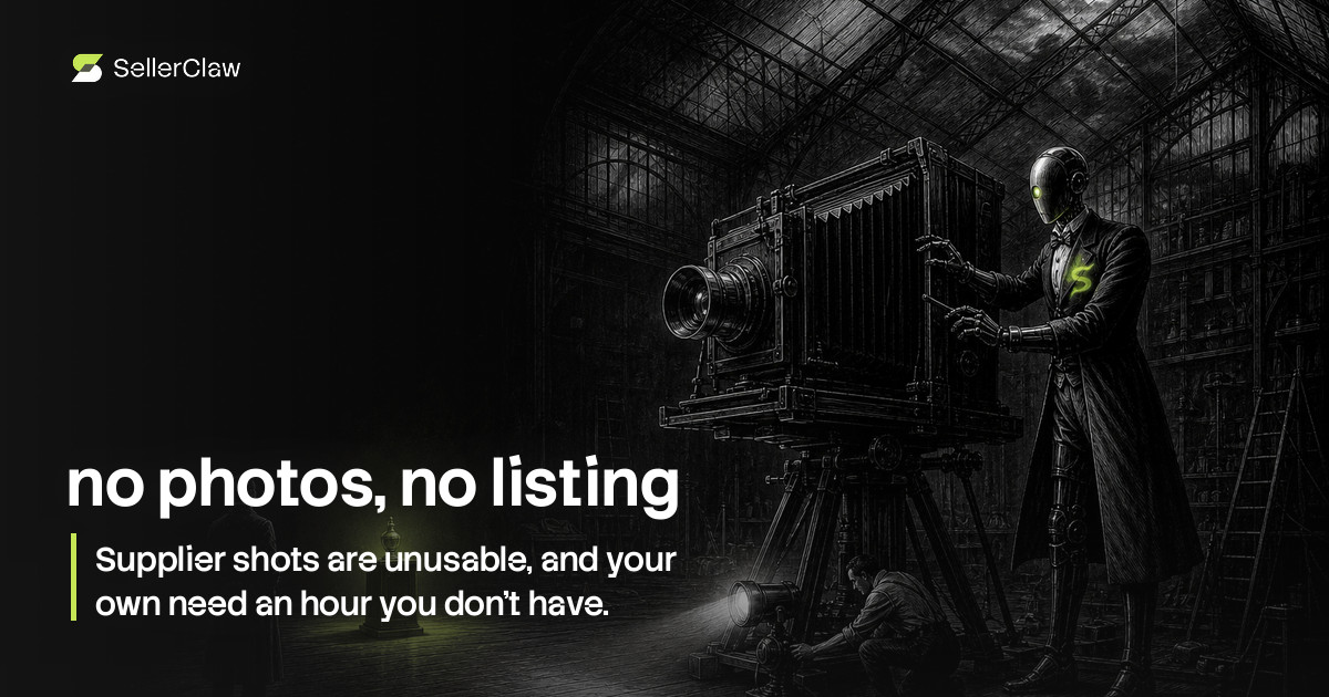 Cover: listing photos asked for in one sentence in a chat
